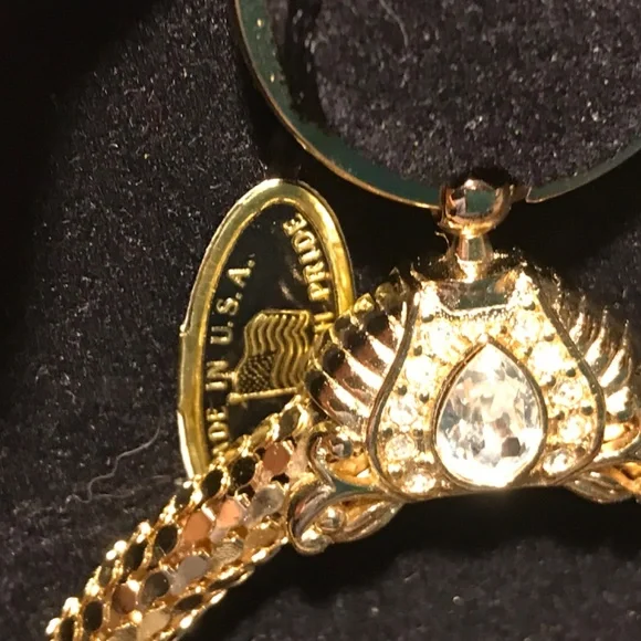 Vintage Whiting & Davis Gold Gold Mesh Keychain and Cigarette Case - Picture 10 of 10